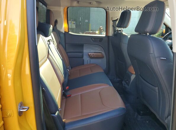 3FTTW8F93PRA64320 2023 FORD MAVERICK Желтый Вид задних сидений