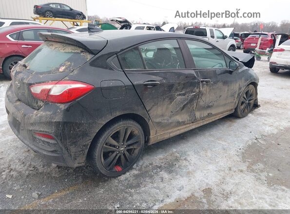 3G1BE6SM0JS653038 2018 CHEVROLET CRUZE Черный Задняя правая четверть