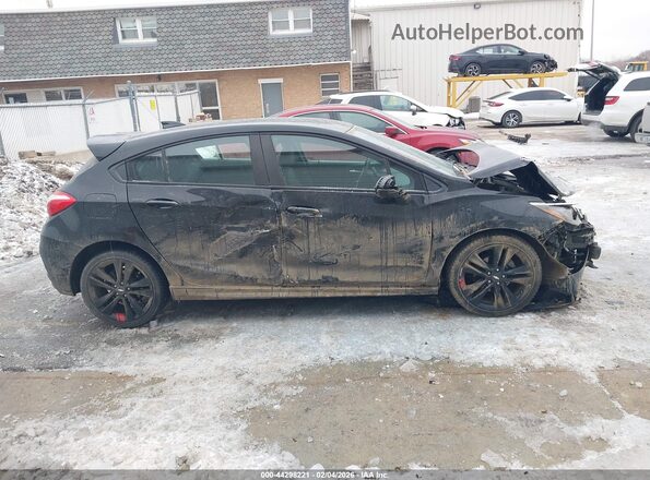 3G1BE6SM0JS653038 2018 CHEVROLET CRUZE Черный Вид задней части салона