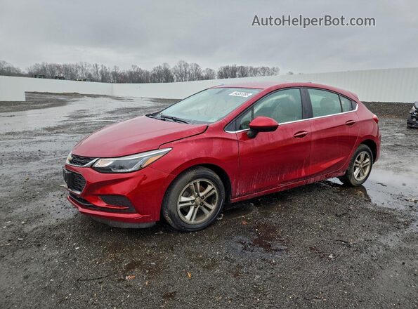 3G1BE6SM2JS653509 2018 CHEVROLET CRUZE Red Przód lewy