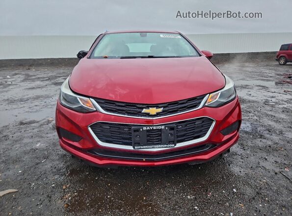 3G1BE6SM2JS653509 2018 CHEVROLET CRUZE Red Widok z przodu