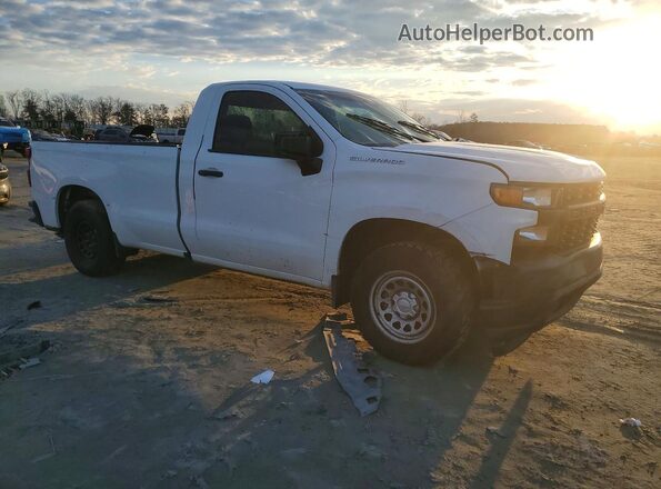 3GCNWAEH8KG291726 2019 CHEVROLET SILVERADO Белый Передняя правая четверть