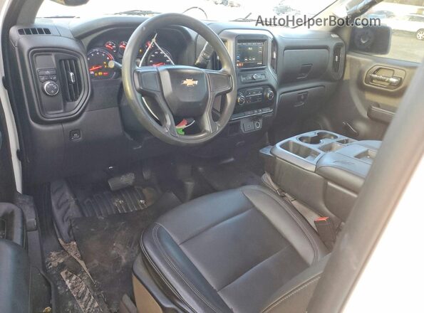 3GCNWAEH8KG291726 2019 CHEVROLET SILVERADO Белый Вид панели приборов