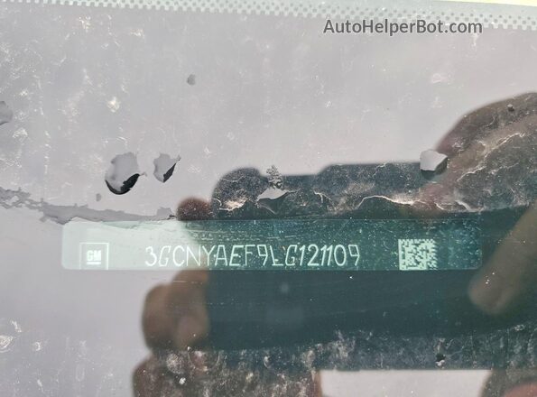 3GCNYAEF9LG121109 2020 CHEVROLET SILVERADO Белый Вид подкапотного пространства