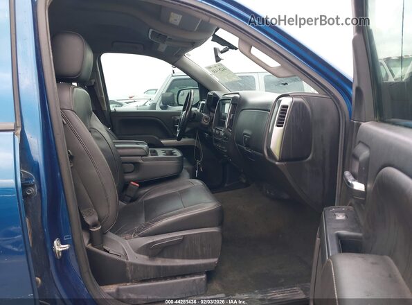 3GCPCREC1JG126314 2018 CHEVROLET SILVERADO Blue Вид салону спереду