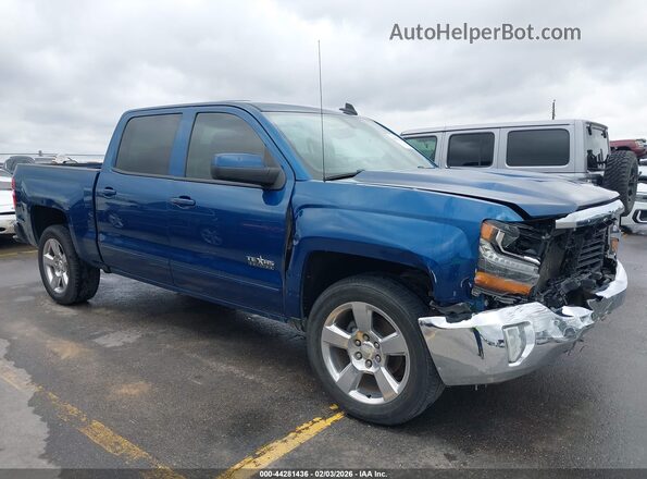 3GCPCREC1JG126314 2018 CHEVROLET SILVERADO Blue Передня права чверть