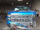 2022 Chevrolet Silverado 1500 4wd  Standard Bed Custom Trail Boss Синий vin: 3GCPDCED0NG586203