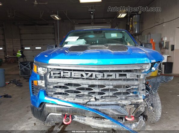 3GCPDCED0NG586203 2022 CHEVROLET SILVERADO Синий Вид щитка приборов