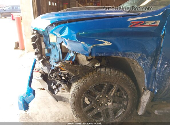 3GCPDCED0NG586203 2022 CHEVROLET SILVERADO Синий Вид спереди