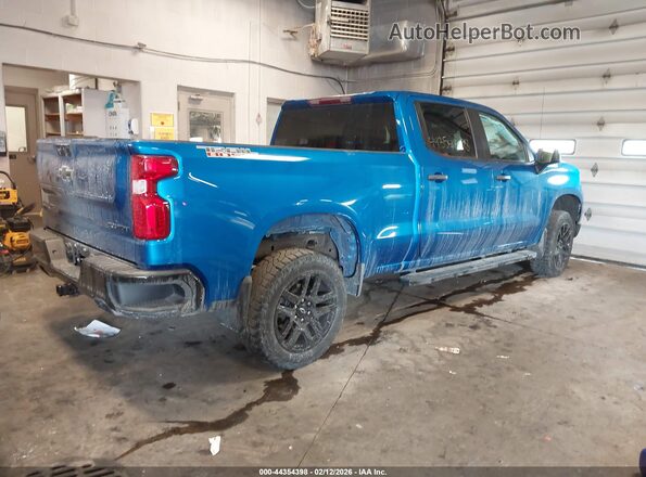 3GCPDCED0NG586203 2022 CHEVROLET SILVERADO Синий Задняя правая четверть