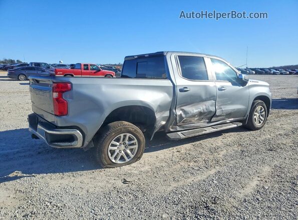 3GCPWCED2KG195107 2019 CHEVROLET SILVERADO Серый Задняя правая четверть