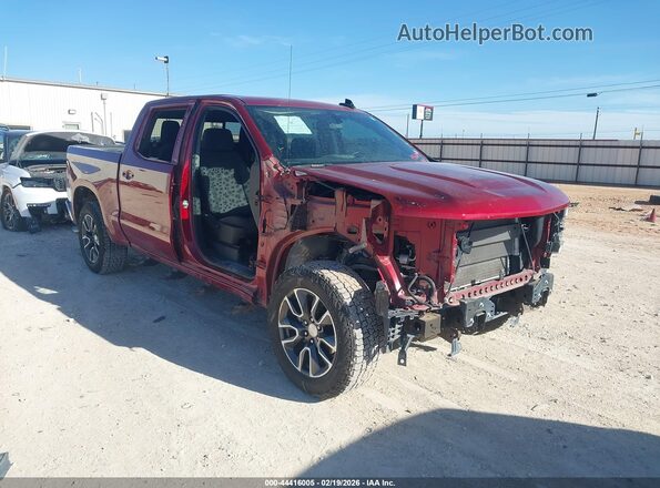 3GCPWCED3KG224064 2019 CHEVROLET SILVERADO Красный Передняя правая четверть
