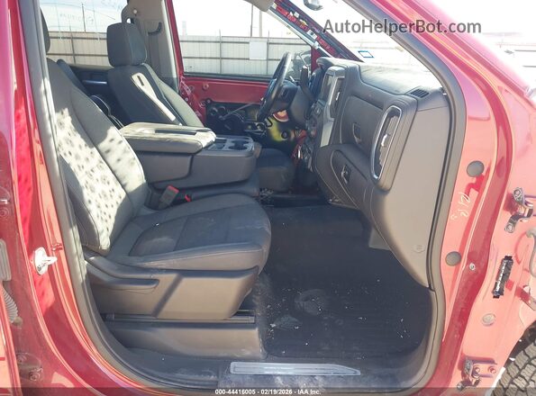 3GCPWCED3KG224064 2019 CHEVROLET SILVERADO Красный Вид салона спереди