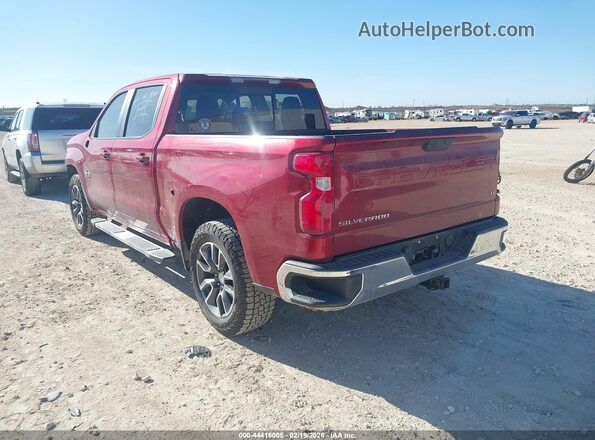 3GCPWCED3KG224064 2019 CHEVROLET SILVERADO Красный Задняя левая четверть