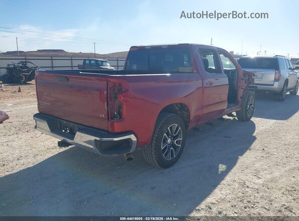 3GCPWCED3KG224064 2019 CHEVROLET SILVERADO Красный Задняя правая четверть