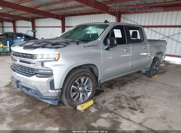 3GCPWCED6NG166276 2022 CHEVROLET SILVERADO Silver Przód lewy