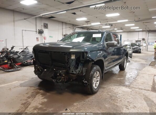 3GCPYDEKXLG194626 2020 CHEVROLET SILVERADO Dark Blue Передняя левая четверть