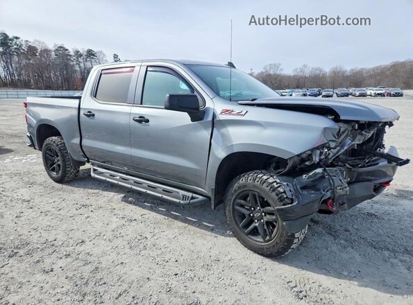 3GCPYFED6KG149405 2019 CHEVROLET SILVERADO Серый Передняя правая четверть