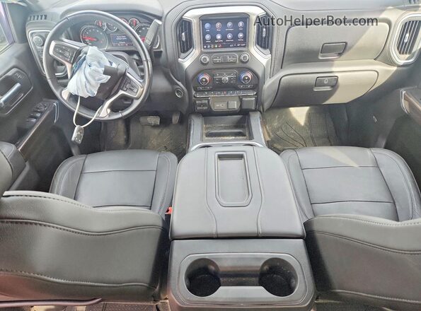 3GCPYFED6KG149405 2019 CHEVROLET SILVERADO Серый Вид панели приборов