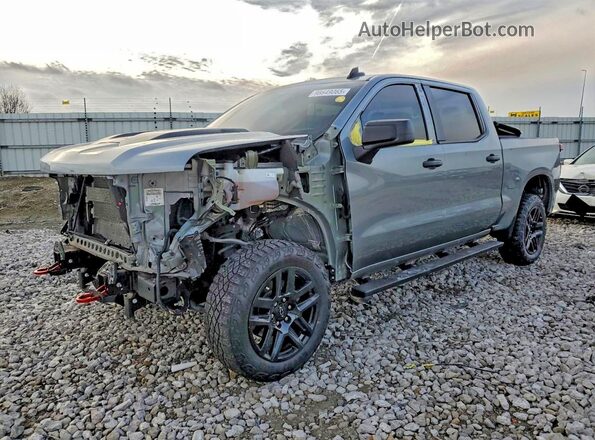 3GCUDCEDXRG306621 2024 CHEVROLET SILVERADO Серебряный Передняя левая четверть