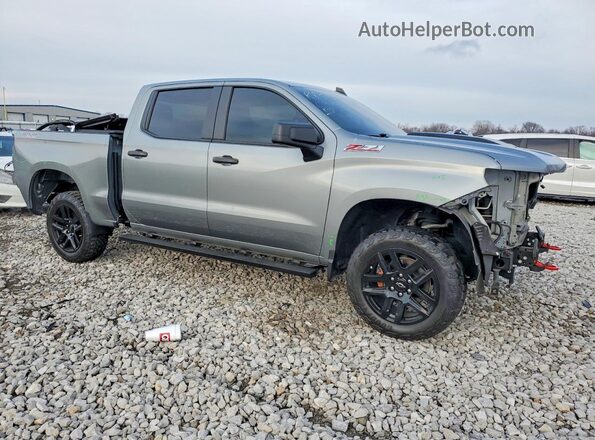 3GCUDCEDXRG306621 2024 CHEVROLET SILVERADO Серебряный Передняя правая четверть