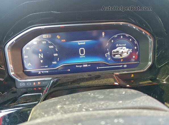 3GCUDFEDXRG299140 2024 CHEVROLET SILVERADO Maroon Vista del cuadro de instrumentos