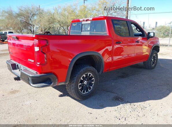 3GCUDHEL6NG595950 2022 CHEVROLET SILVERADO Красный Задняя правая четверть