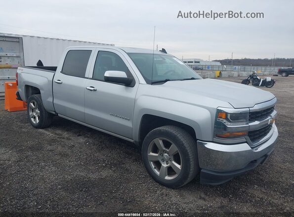 3GCUKNEH0GG307178 2016 CHEVROLET SILVERADO Серебряный Вид задней части салона