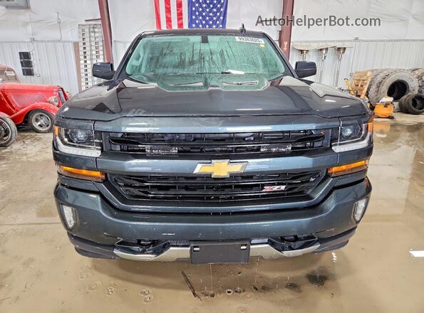 3GCUKREC1HG327436 2017 CHEVROLET SILVERADO Синий Вид спереди