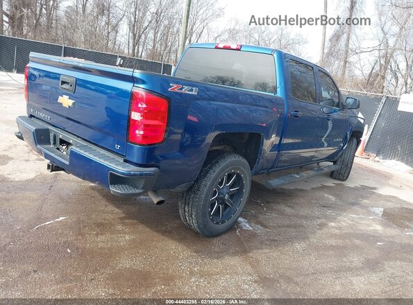 3GCUKRECXHG509751 2017 CHEVROLET SILVERADO Синий Задняя правая четверть