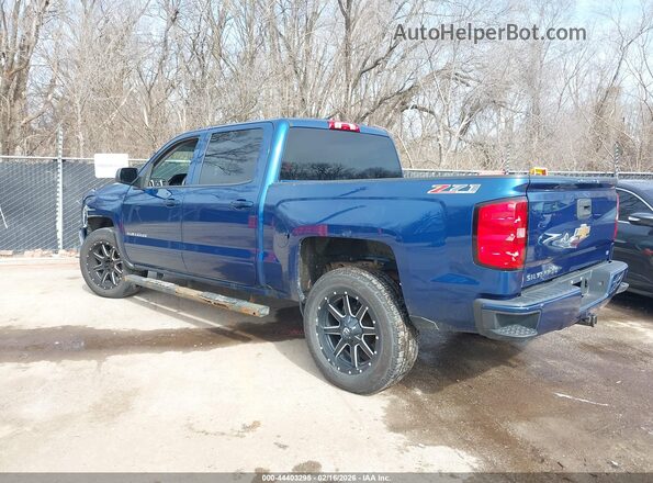 3GCUKRECXHG509751 2017 CHEVROLET SILVERADO Синий Задняя левая четверть