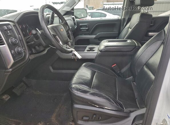 3GCUKSEC7JG493294 2018 CHEVROLET SILVERADO Белый Вид салона спереди