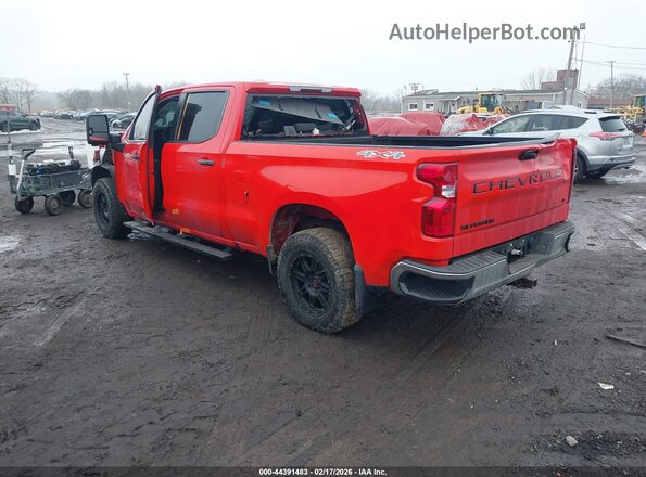 3GCUYAEF8MG107487 2021 CHEVROLET SILVERADO Красный Задняя левая четверть
