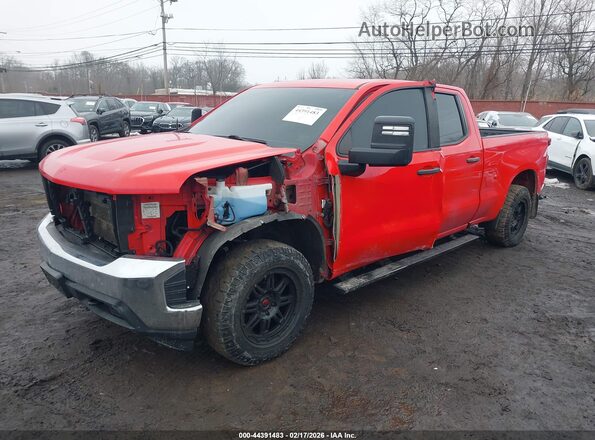 3GCUYAEF8MG107487 2021 CHEVROLET SILVERADO Красный Вид спереди