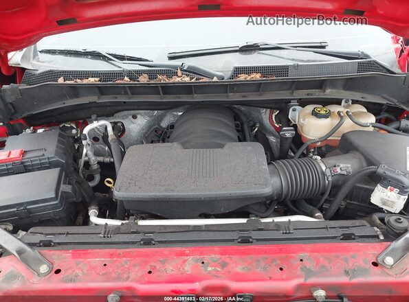 3GCUYAEF8MG107487 2021 CHEVROLET SILVERADO Красный Вид сзади