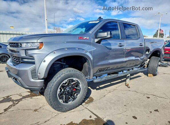 3GCUYEEDXKG271410 2019 CHEVROLET SILVERADO Серый Передняя левая четверть