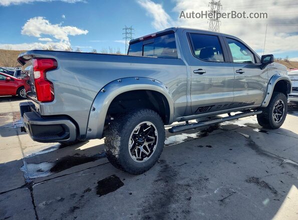 3GCUYEEDXKG271410 2019 CHEVROLET SILVERADO Серый Задняя правая четверть