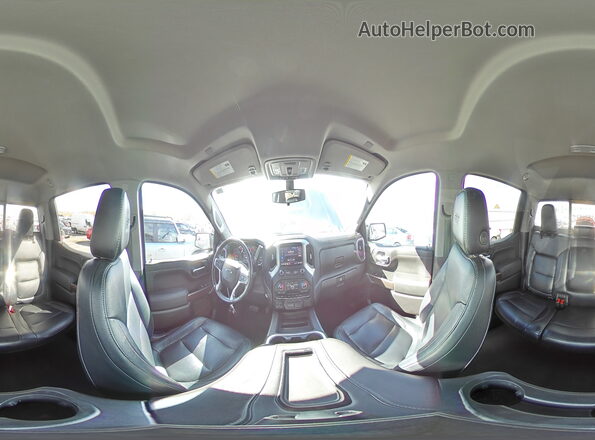 3GCUYEEDXKG271410 2019 CHEVROLET SILVERADO Серый Панорамный вид салона 360°