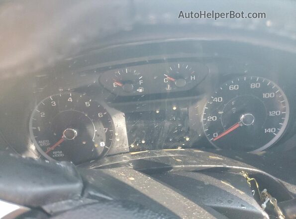 3GKALMEV0JL389495 2018 GMC TERRAIN White Widok zestawu wskaźników