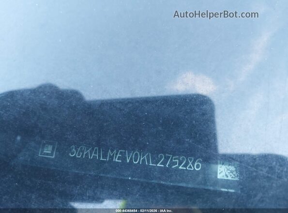 3GKALMEV0KL275286 2019 GMC TERRAIN Серебряный Вид подкапотного пространства