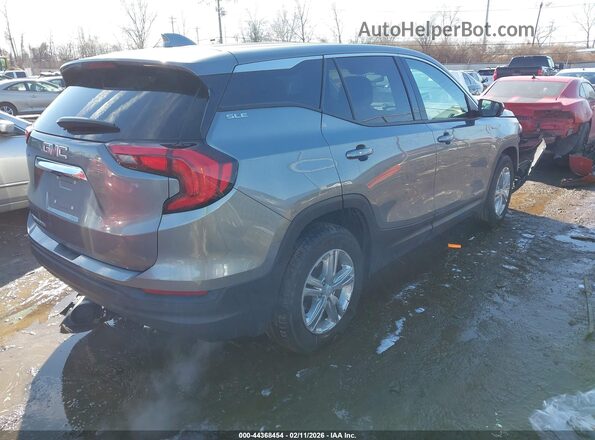 3GKALMEV0KL275286 2019 GMC TERRAIN Серебряный Задняя правая четверть