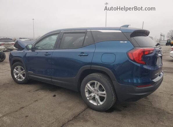 3GKALMEV0KL292914 2019 GMC TERRAIN Синий Задняя левая четверть