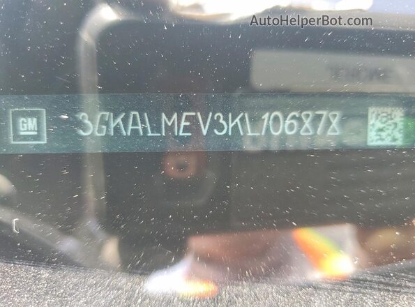 3GKALMEV3KL106878 2019 GMC TERRAIN Серый Вид наклейки с VIN-кодом