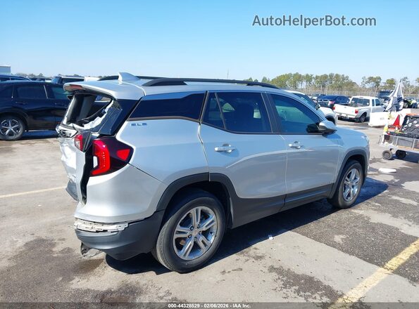 3GKALMEV5NL165337 2022 GMC TERRAIN Серебряный Задняя правая четверть