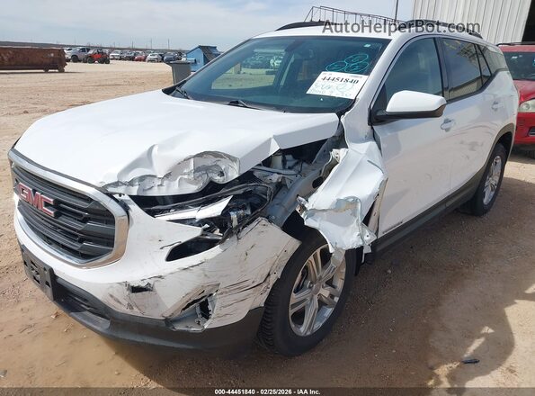 3GKALMEV6KL110813 2019 GMC TERRAIN Белый Вид спереди