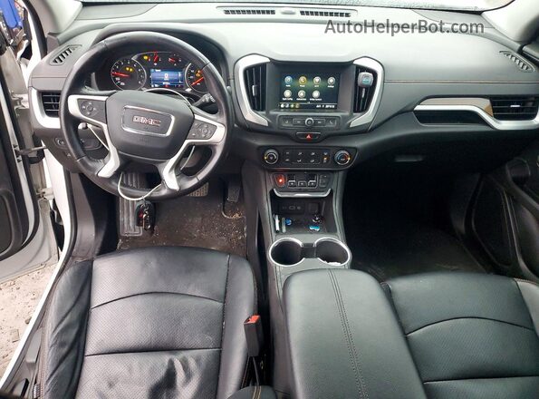 3GKALMEV6KL118510 2019 GMC TERRAIN Белый Вид панели приборов