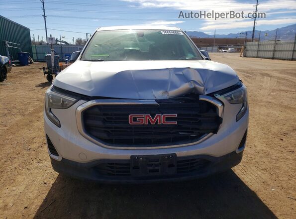 3GKALMEV6KL383167 2019 GMC TERRAIN Серебряный Вид спереди