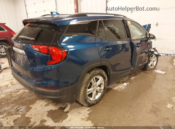 3GKALMEV7KL235979 2019 GMC TERRAIN Blue Tył prawy