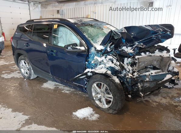 3GKALMEV7KL235979 2019 GMC TERRAIN Blue Przód prawy