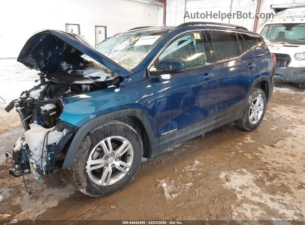 3GKALMEV7KL235979 2019 GMC TERRAIN Blue Przód lewy